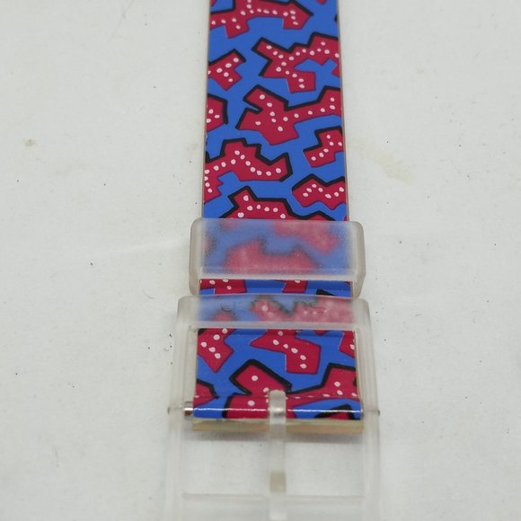 VINTAGE 1992 Swatch Chrono SCK100 "Wild Card" 37mm Swiss Made Watch NOS - Picture 8 of 11